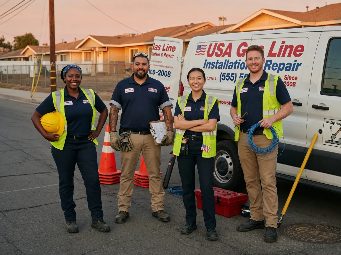 Gas Line Installation company in Reading, MI